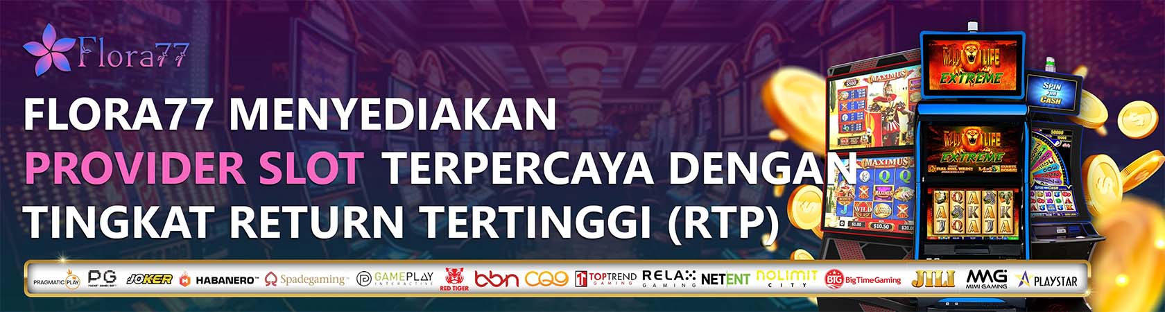 Banner Slot FLORA77