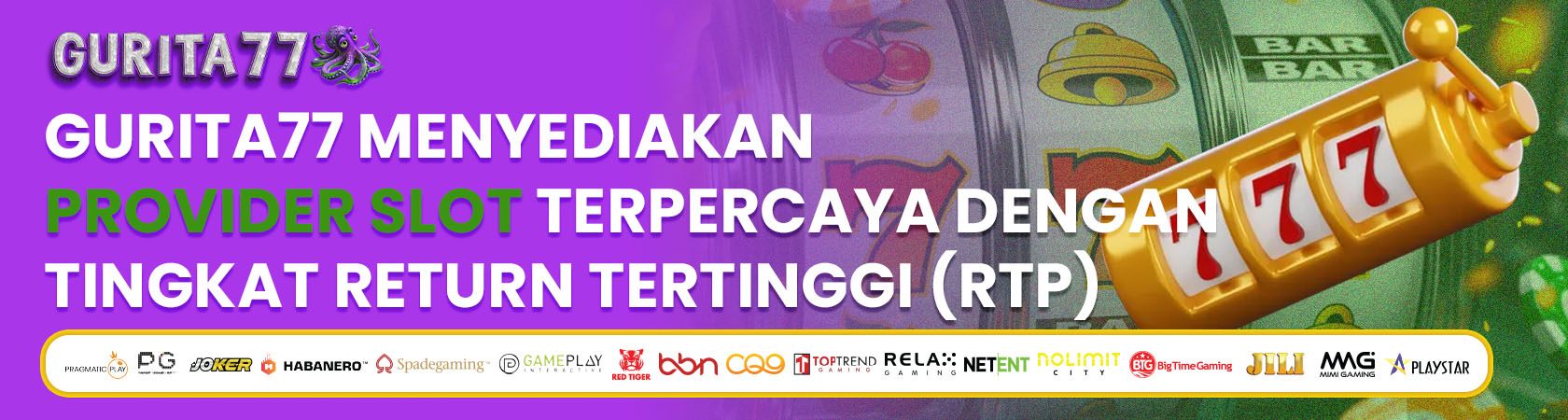 Banner Slot GURITA77