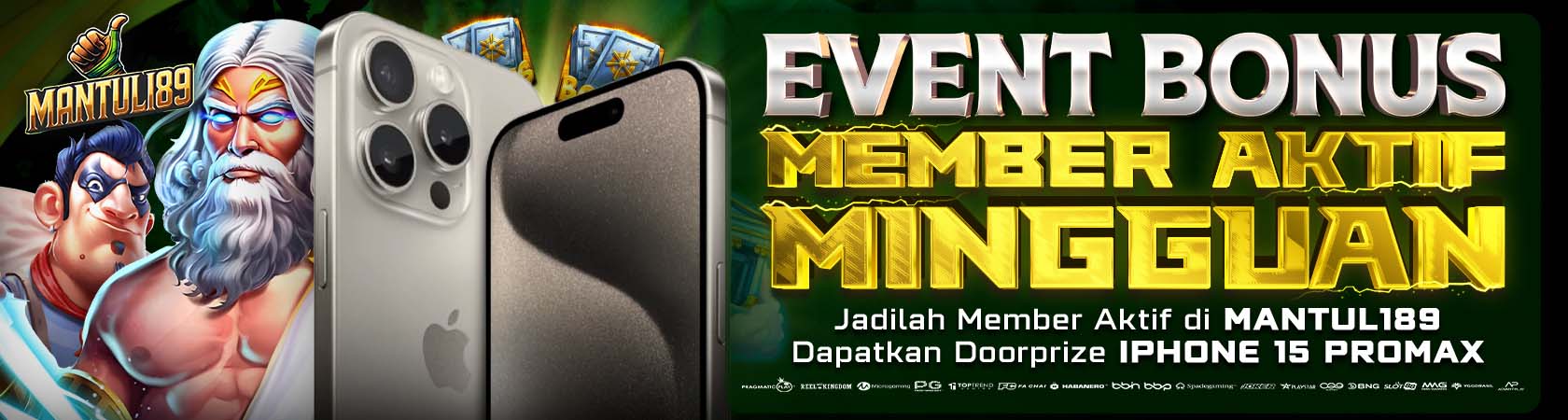 Event bonus member aktif mingguan Mantul189